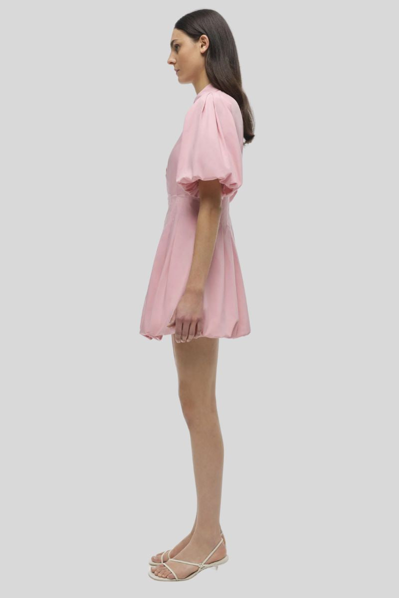 Cleo Balloon Pintuck Mini Dress