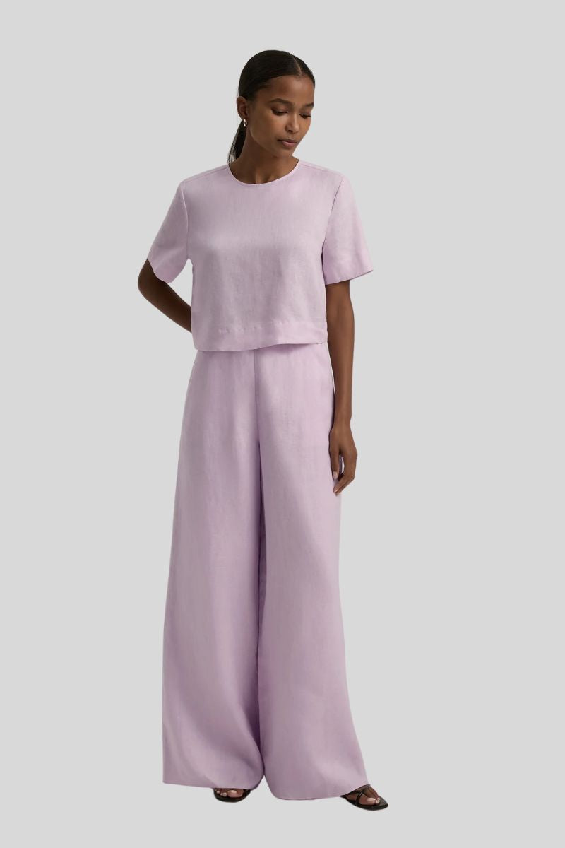 Wide Leg Linen Pant