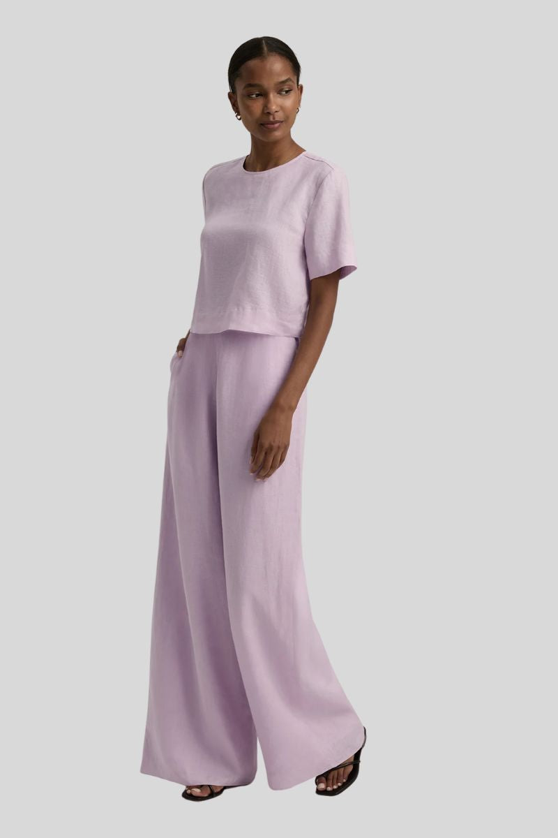 Wide Leg Linen Pant