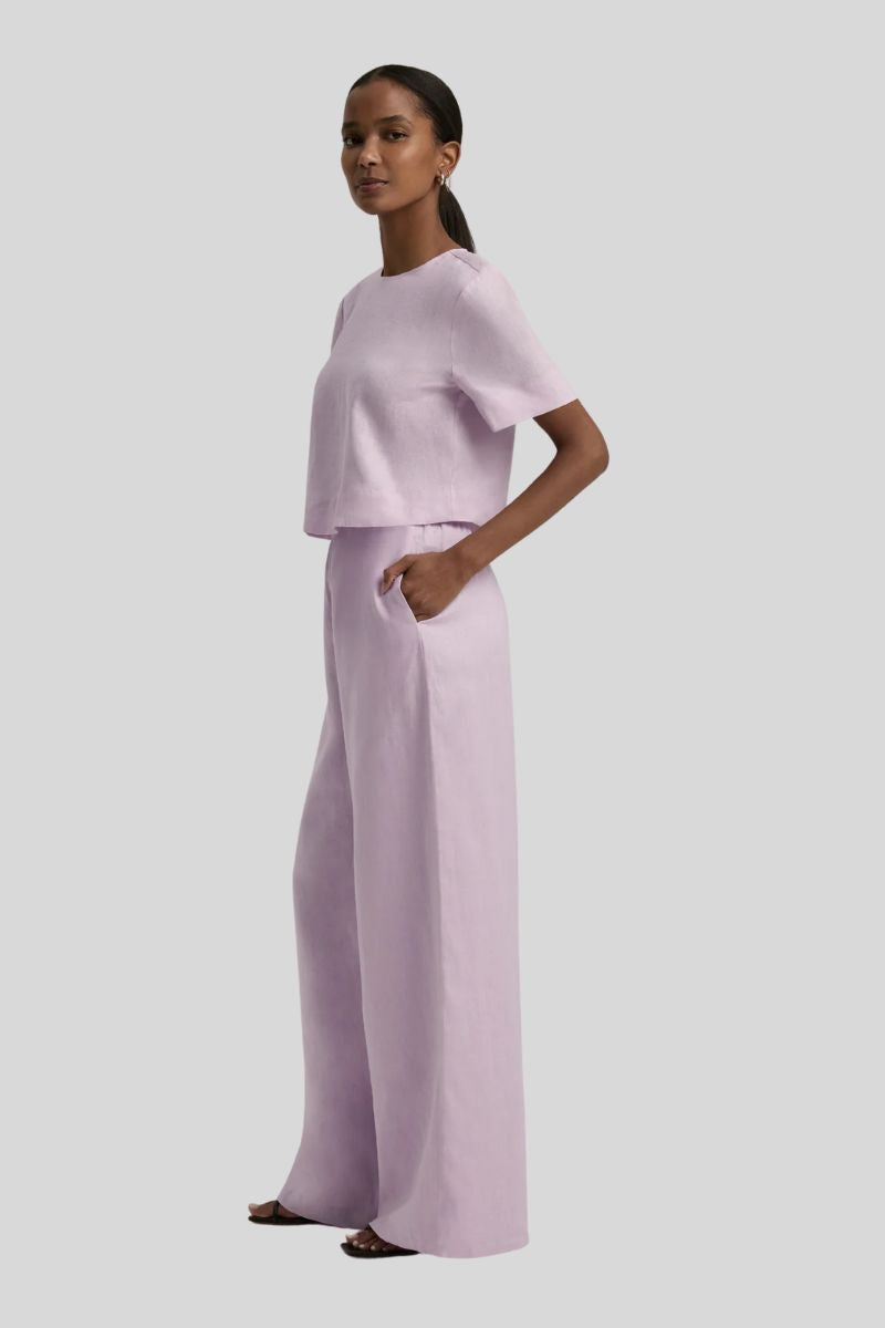 Wide Leg Linen Pant