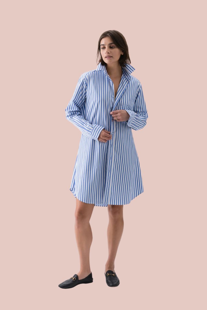 Riviera Stripe Mini Dress