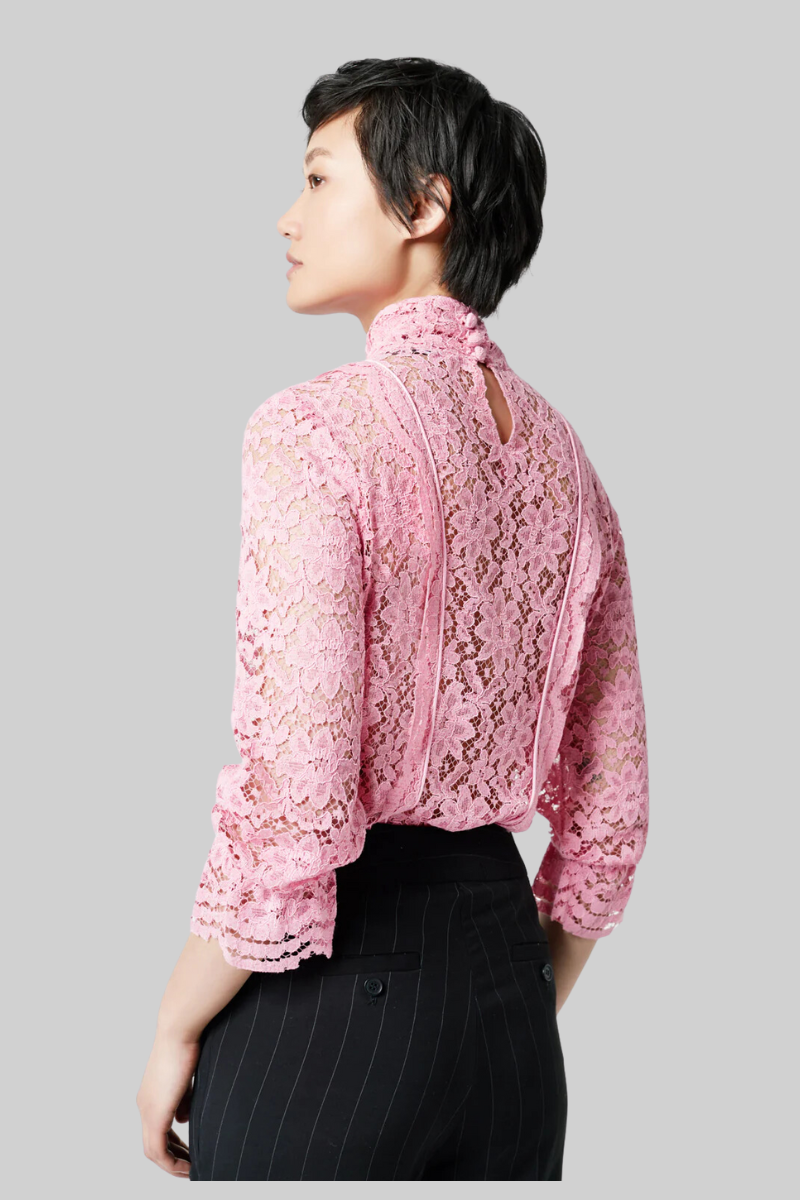 Scalloped Lace Top
