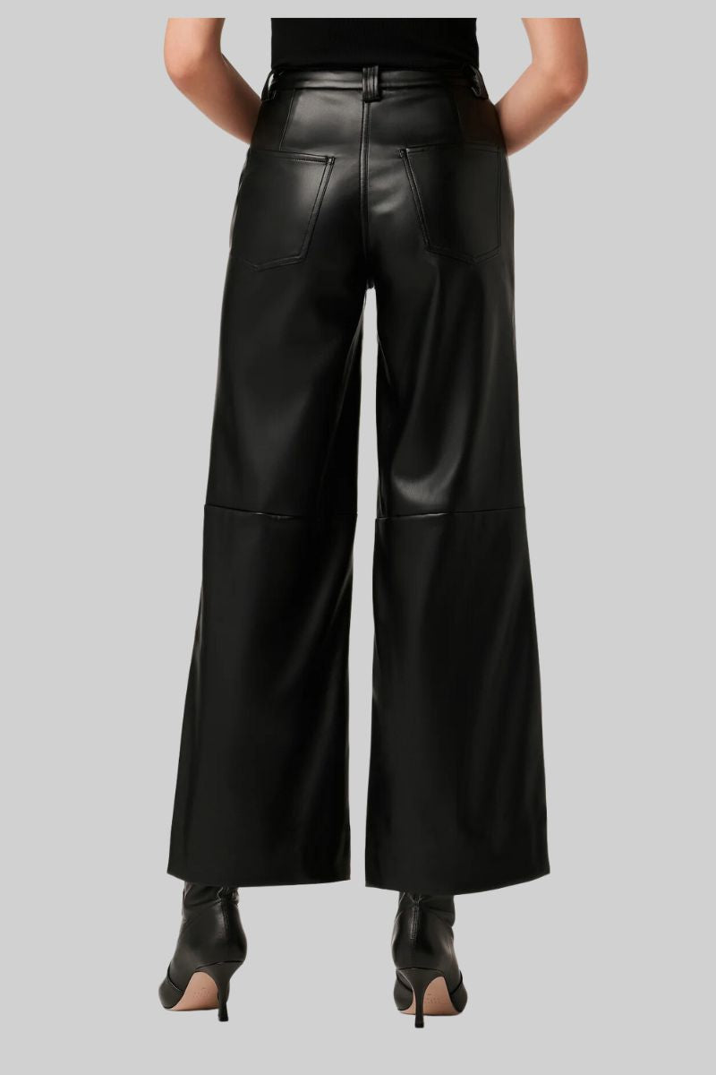 Mia Vegan Leather Crop Trouser