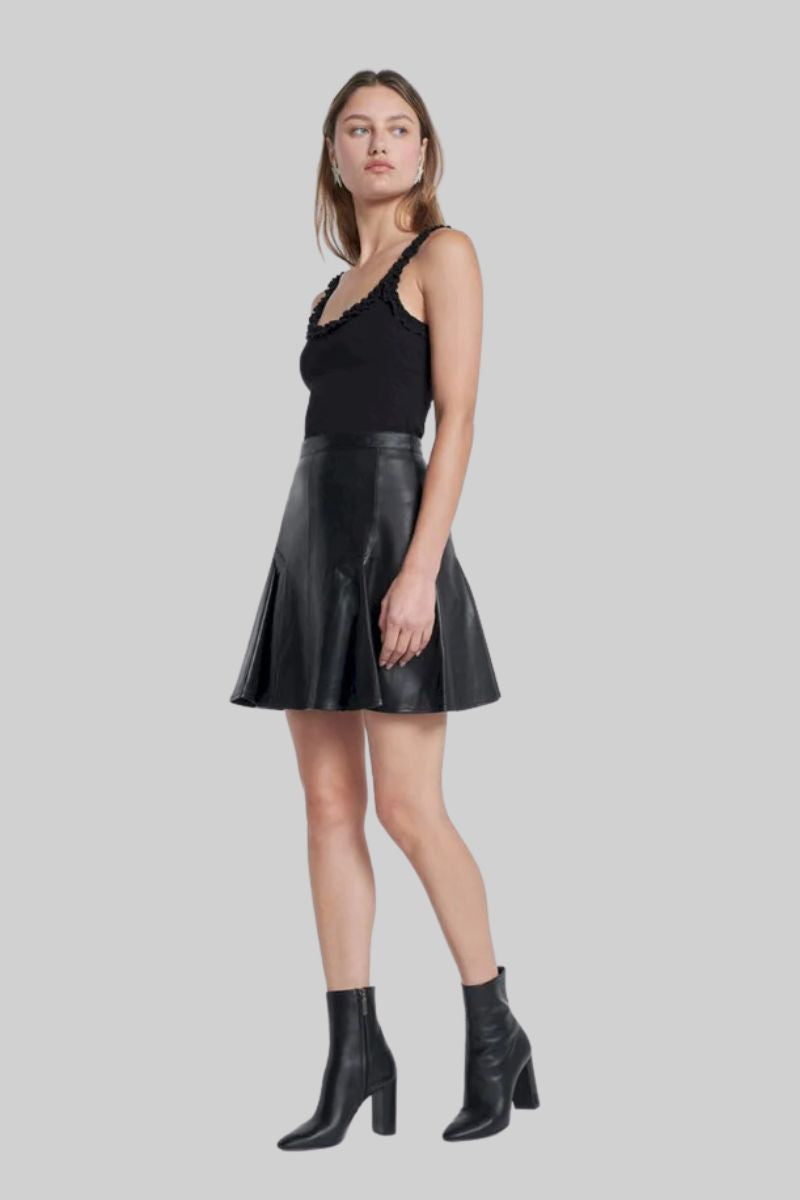 Leather Mini Skirt