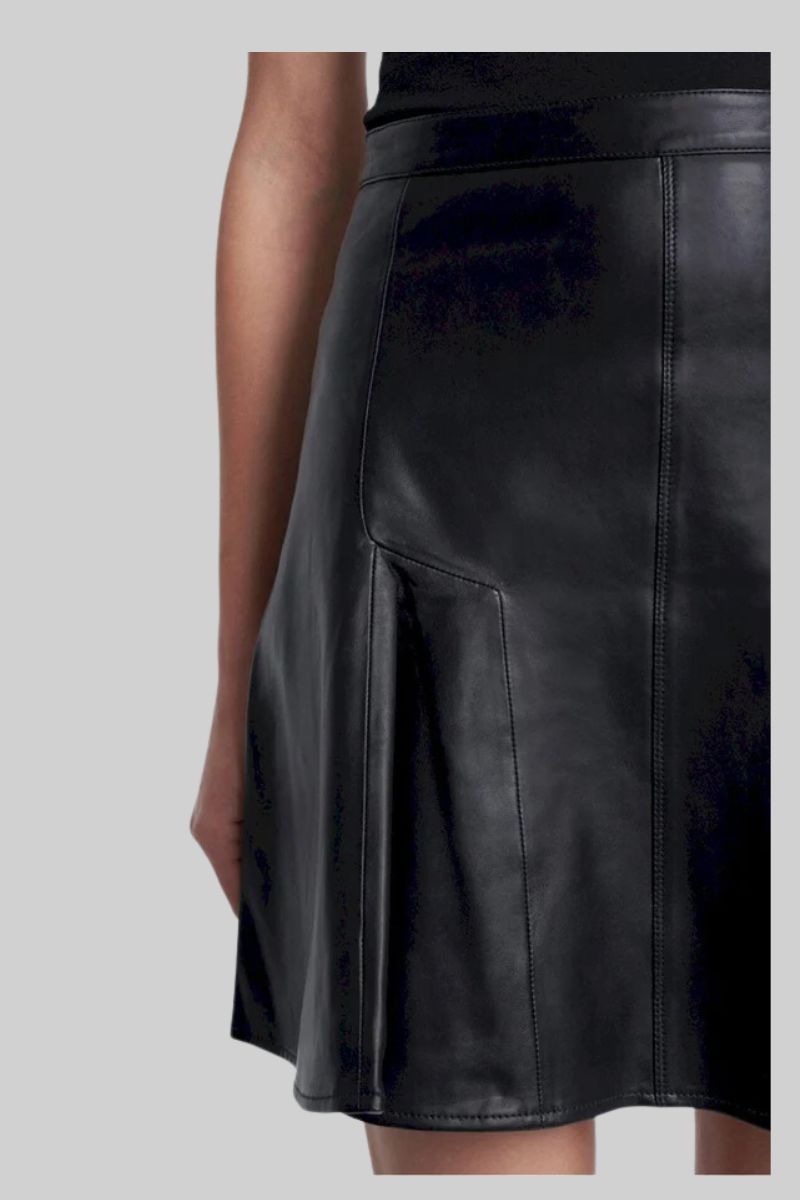 Leather Mini Skirt