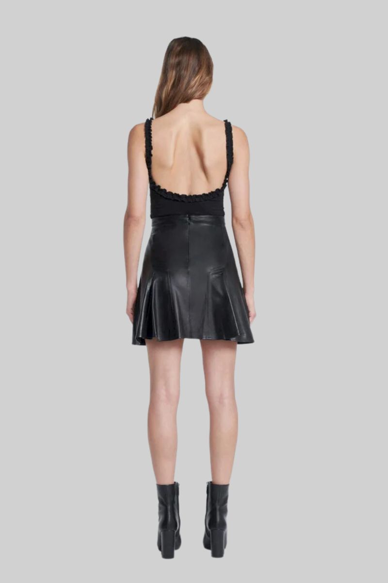 Leather Mini Skirt