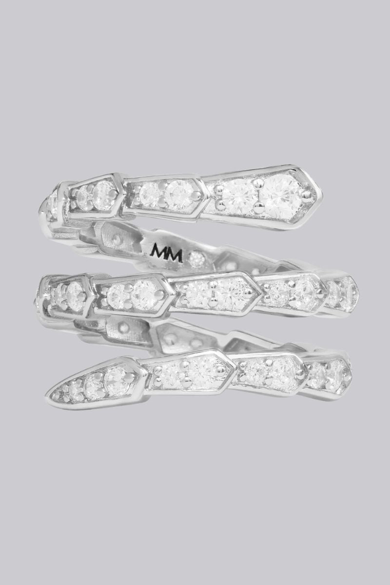 Pave Serpent Ring