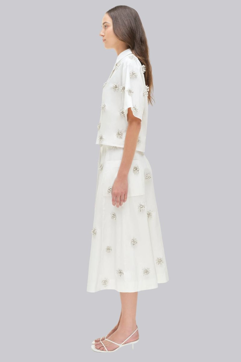 Cosmo Embellished Camp Shirt