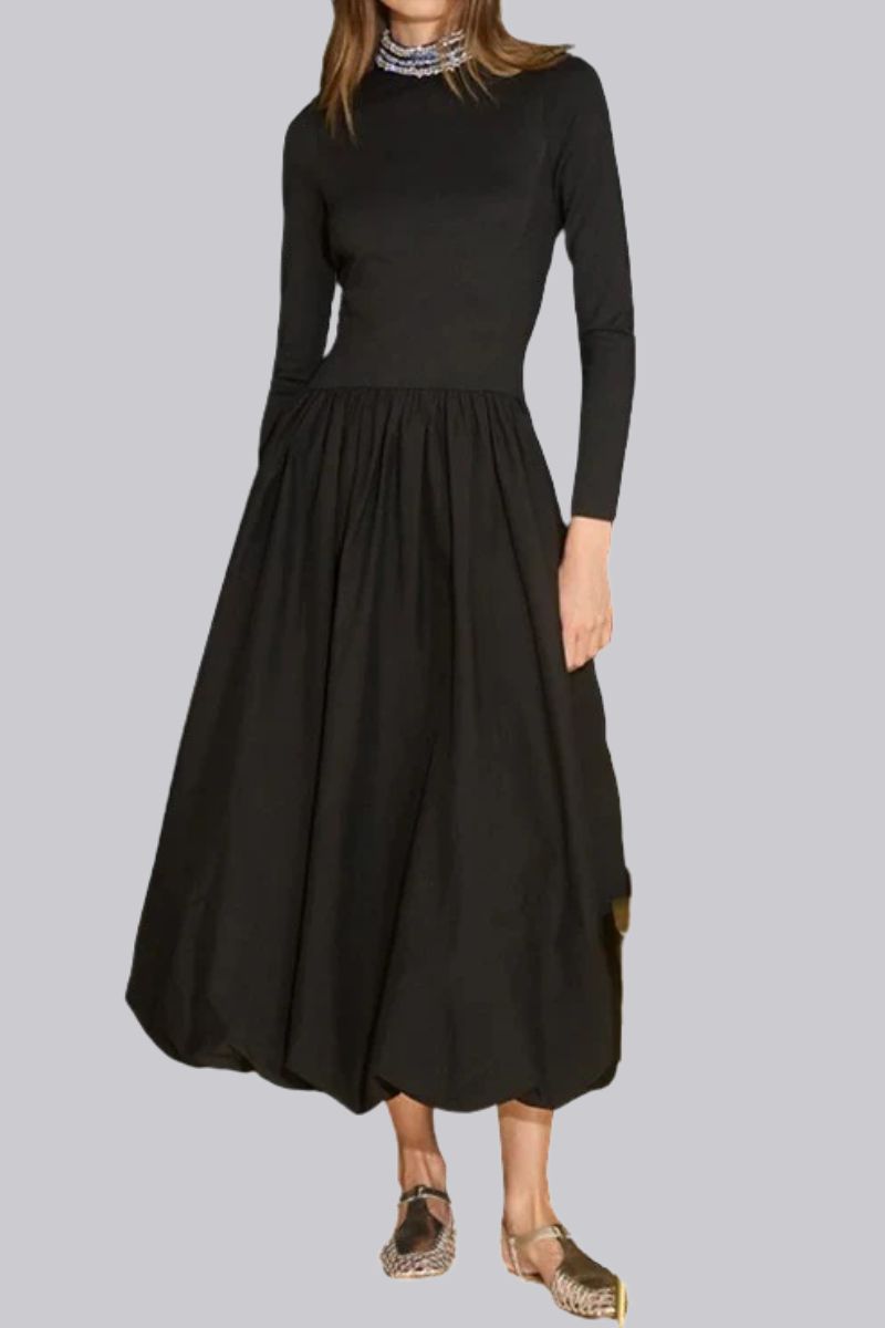 alexandra midi dress Alexandra Dress in Onyx 4