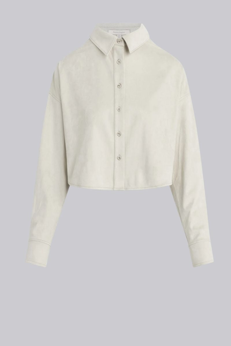 Crop Ex Boyfriend Vegan Suede