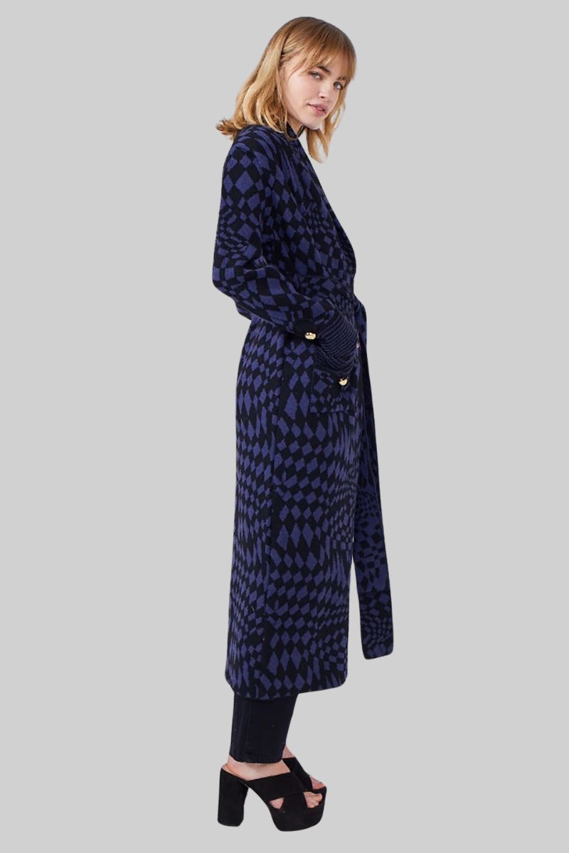 Hari Merino Jacquard Duster