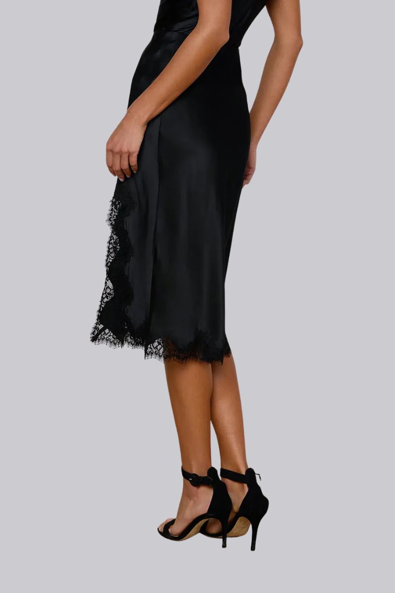 Tico Silk Lace Skirt