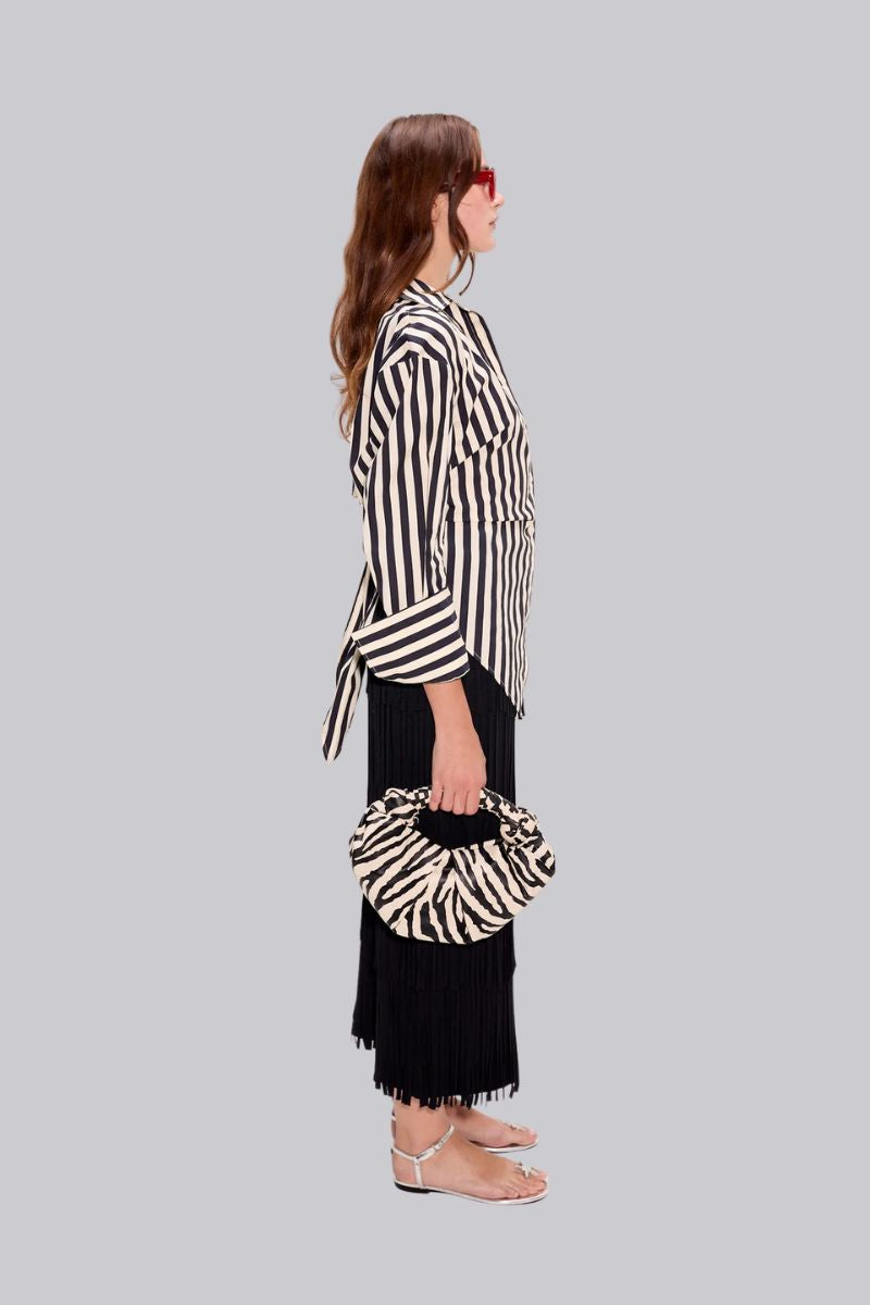 Loch Striped Poplin Button Up