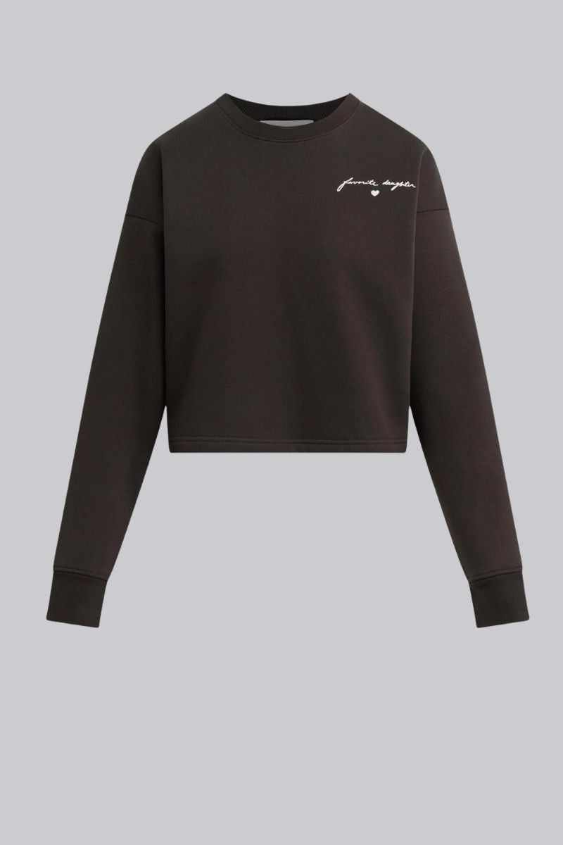 Cropped Signature Sweatshirt