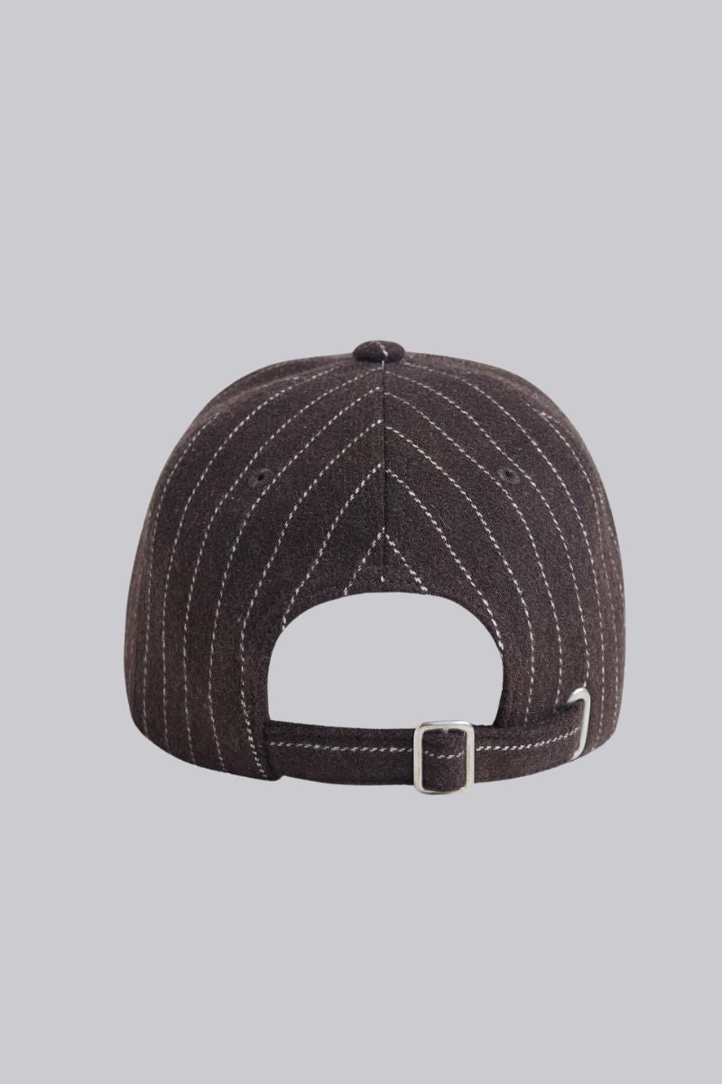 Wool Stripe Baseball Hat