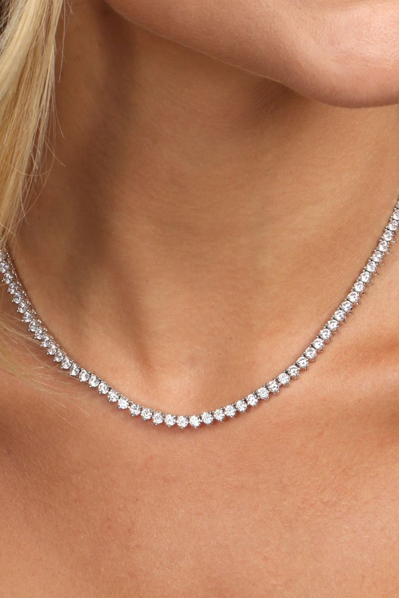 Not Your Basic Tennis Necklace