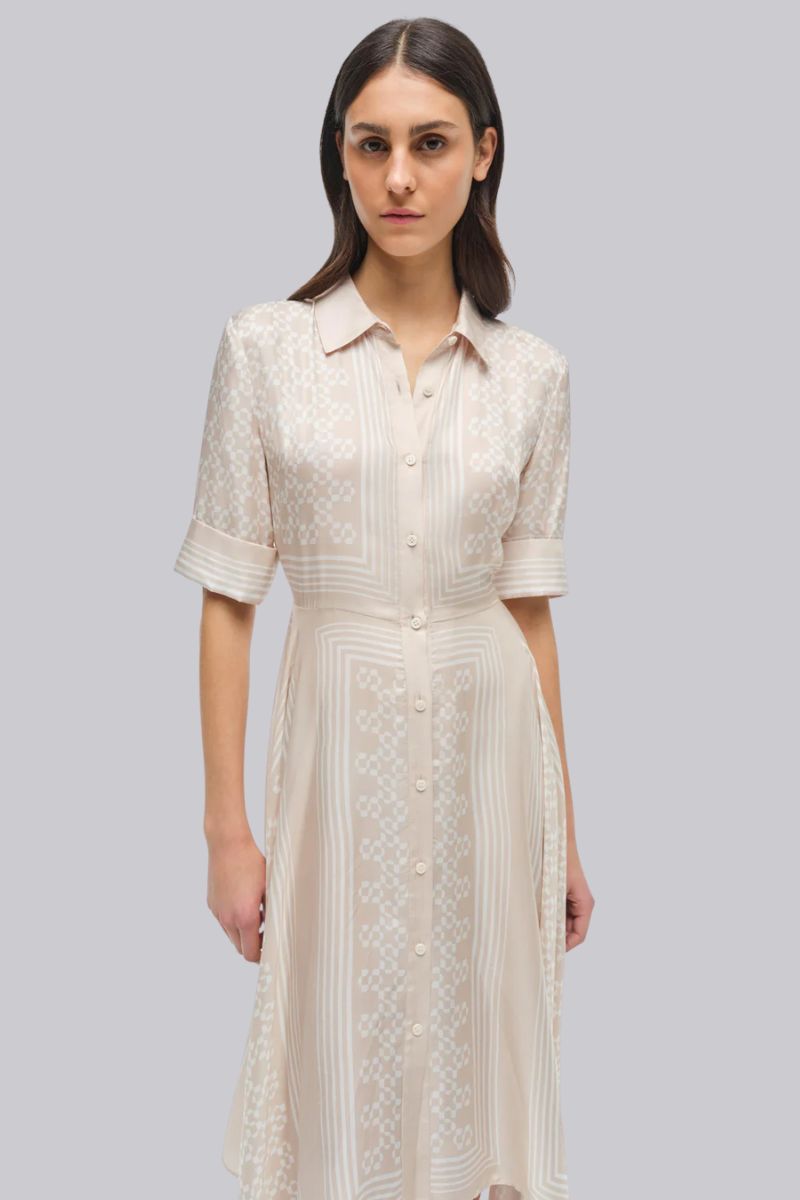 Abrielle Handkerchief Midi Dress