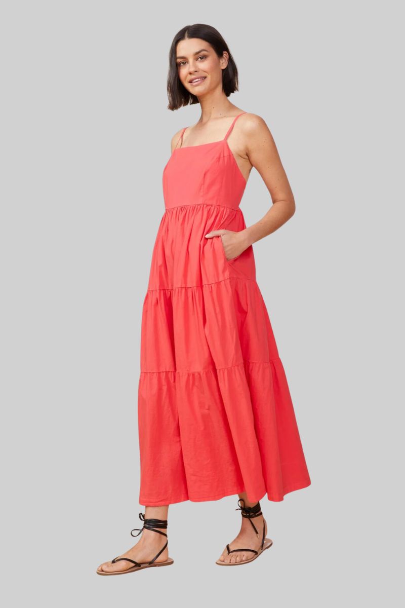 Poplin Maxi Dress