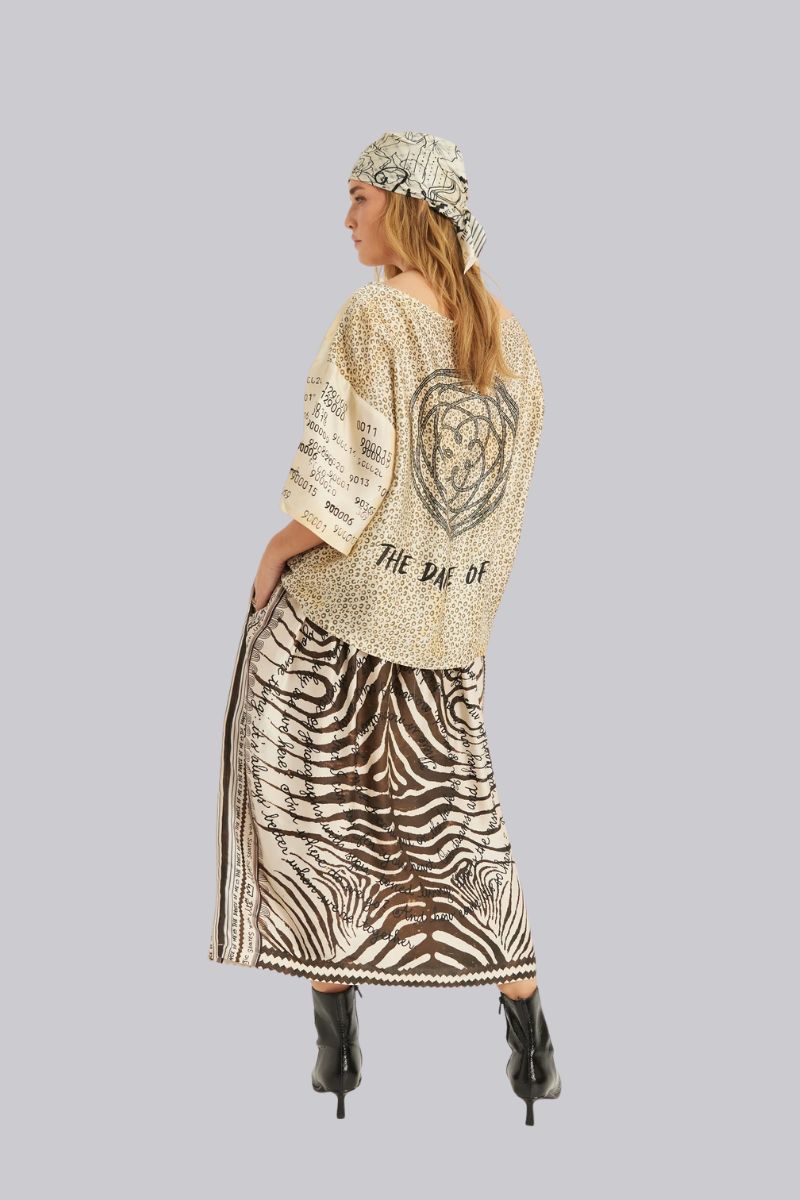 Vanessa Printed Midi Skirt