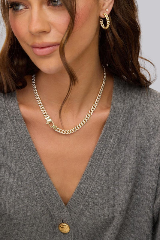 Necklace Pave Julian Chain