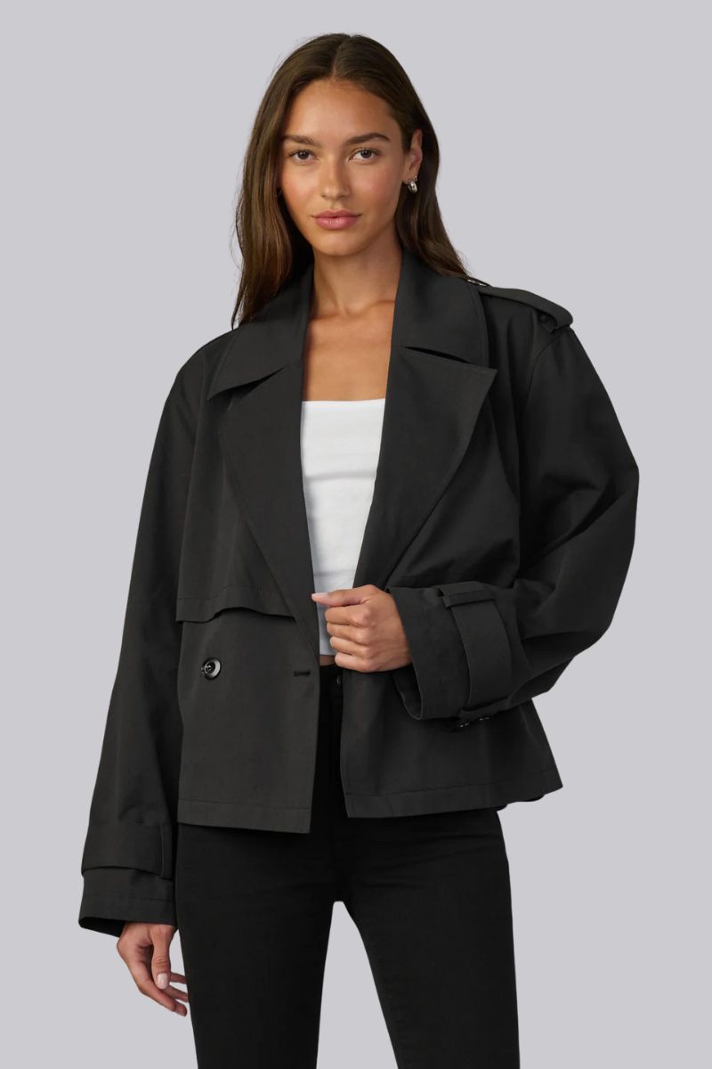 Liz Cropped Trench