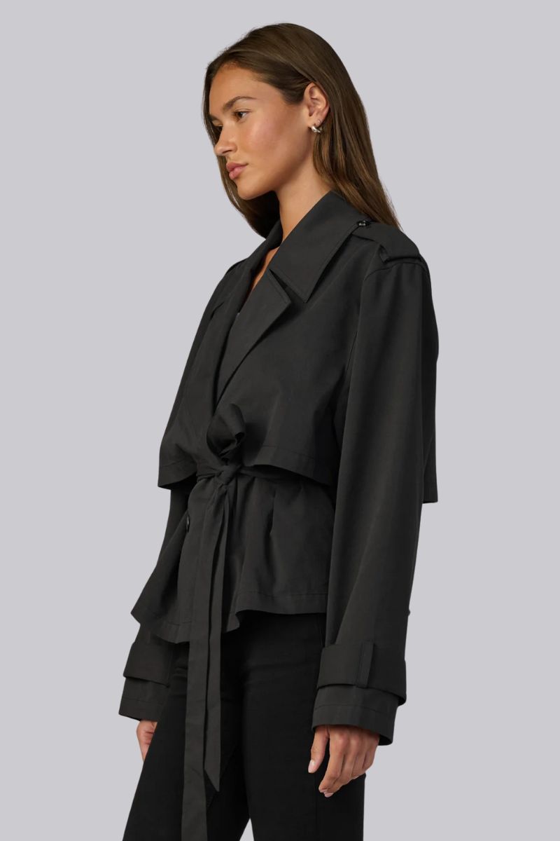 Liz Cropped Trench