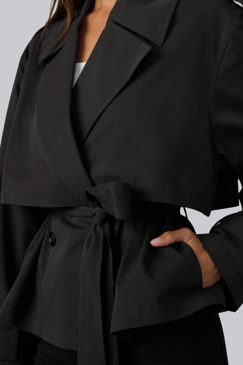 Liz Cropped Trench