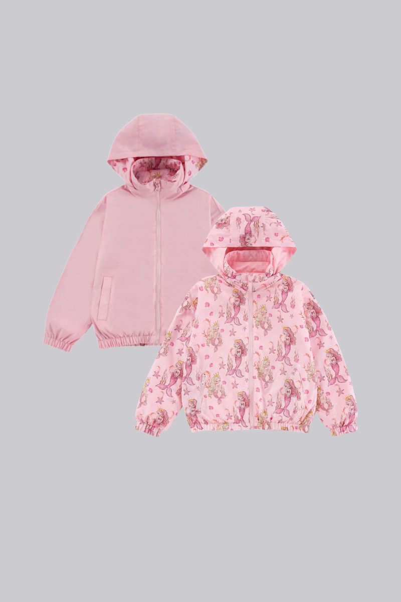 Reversible Rain Repellent Windbreaker Mermaids