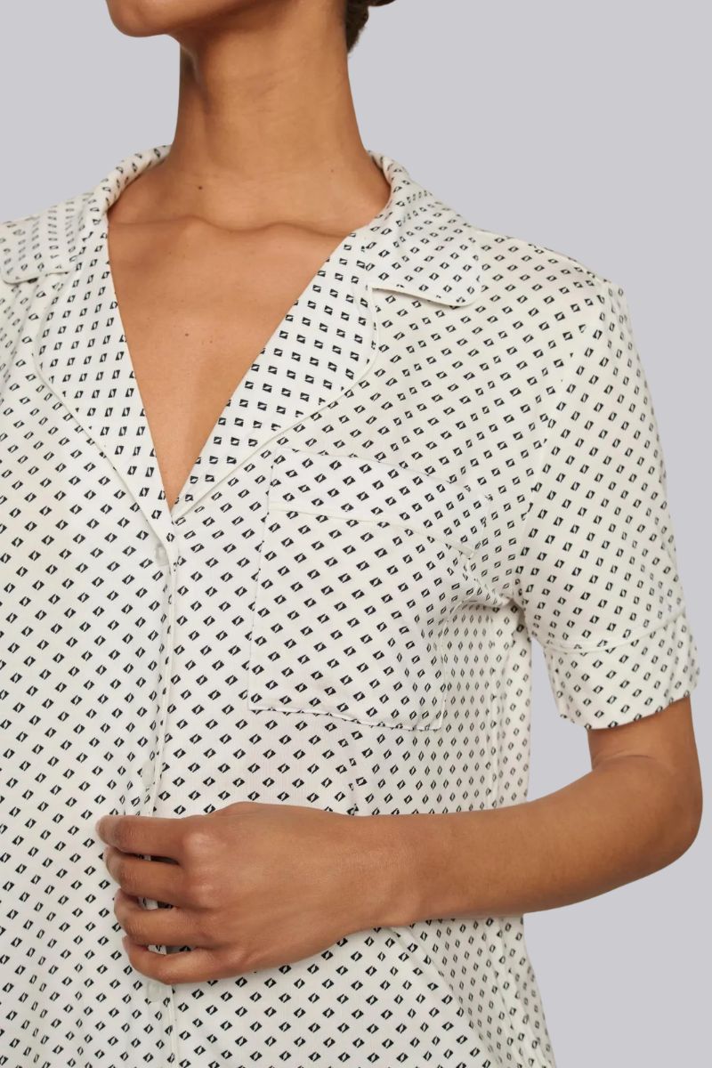 Gisele Printed Short Sleeve