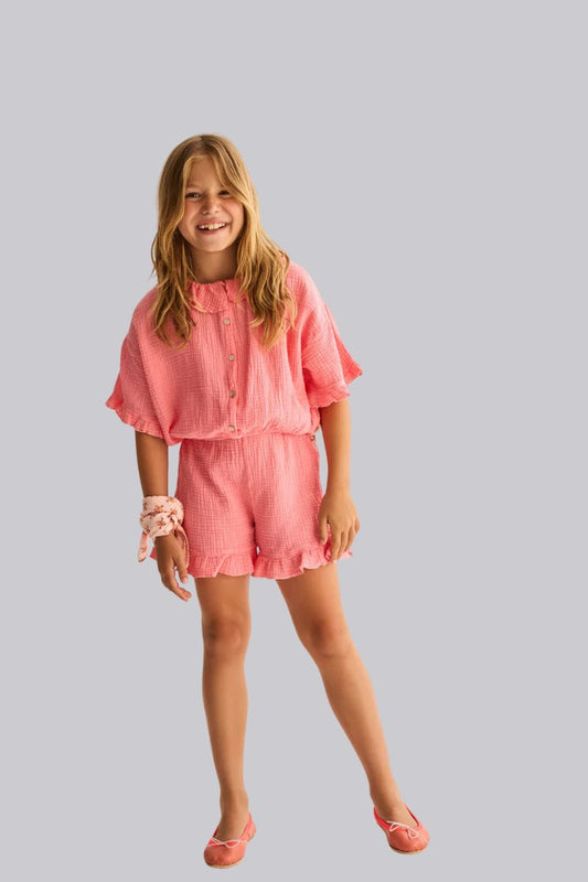 Gauze Cotton Blouse