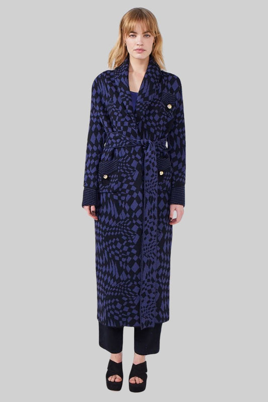 Hari Merino Jacquard Duster