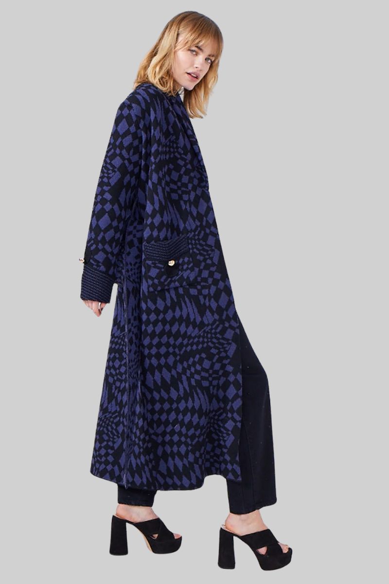 Hari Merino Jacquard Duster