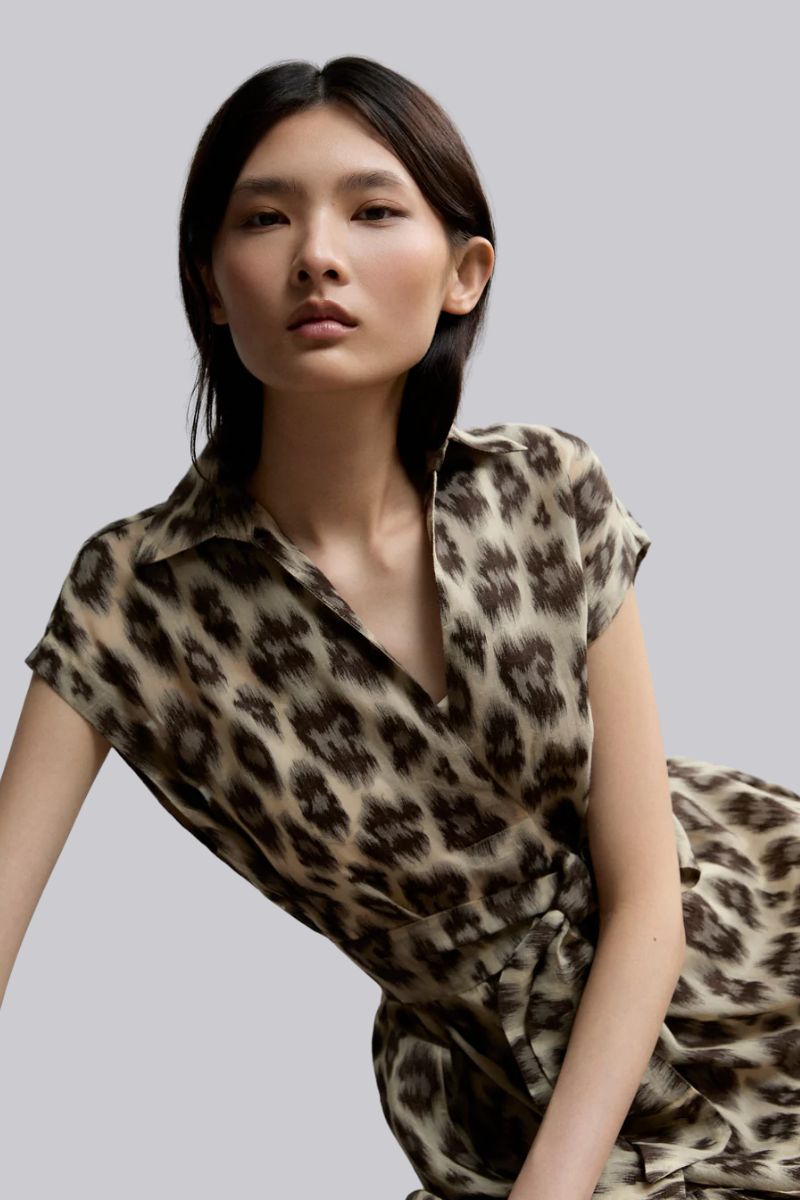 Savanna Shadow Shirt Dress