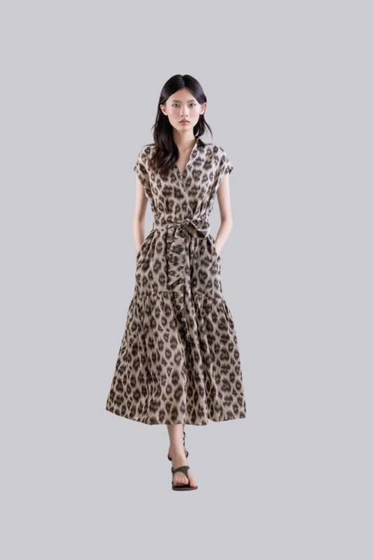 Savanna Shadow Shirt Dress