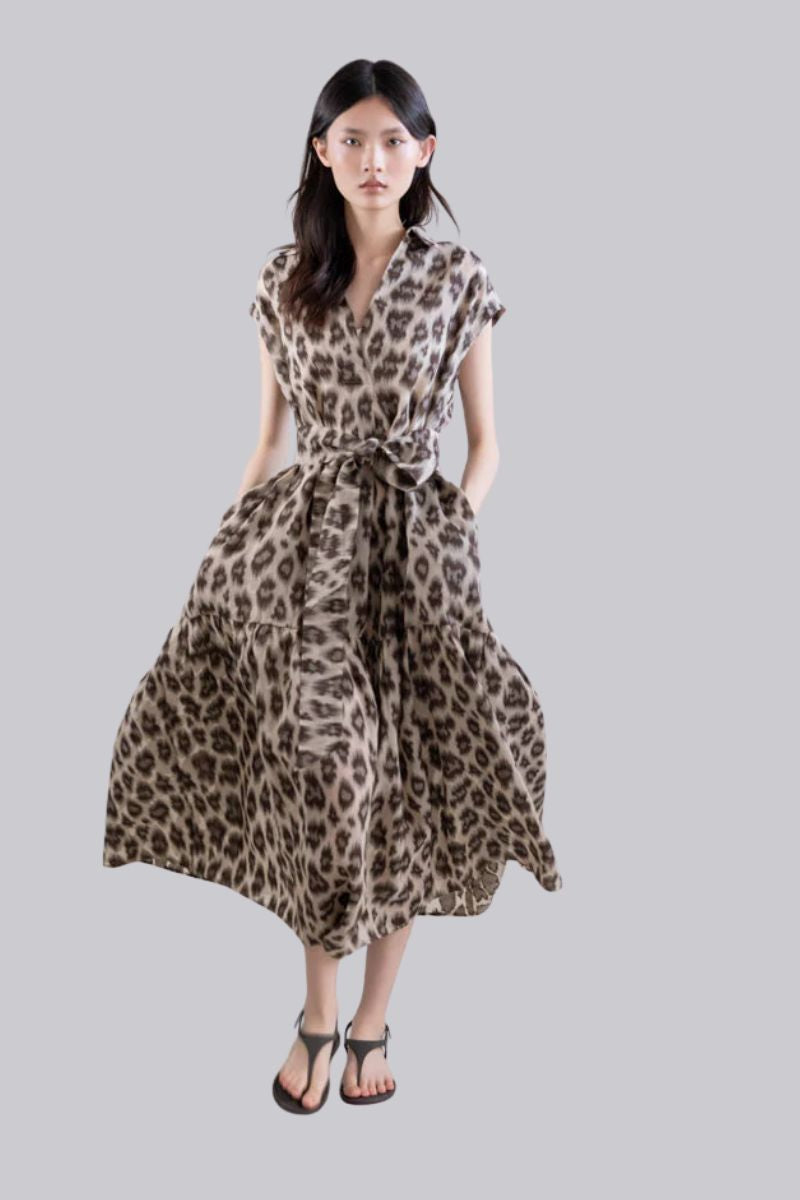 Savanna Shadow Shirt Dress