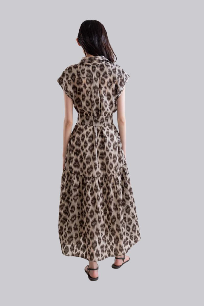 Savanna Shadow Shirt Dress