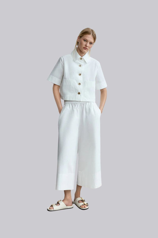 Elastic Waist Palazzo Pant