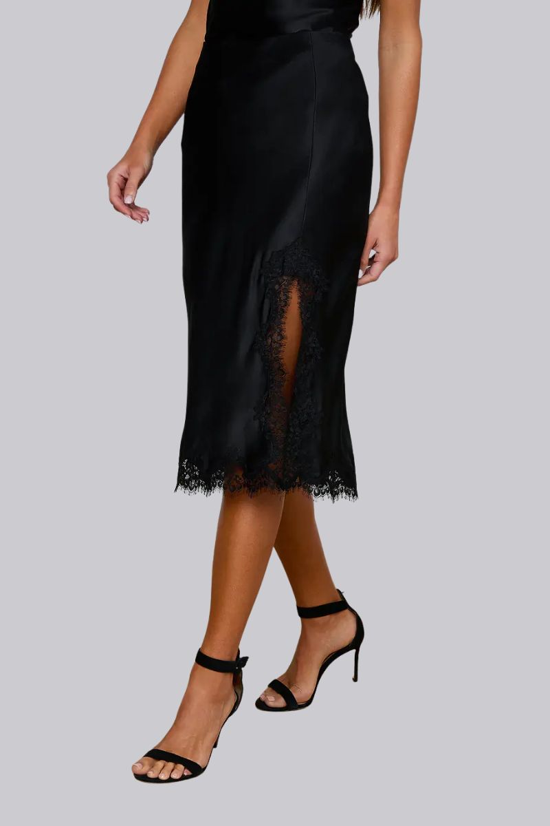 Tico Silk Lace Skirt