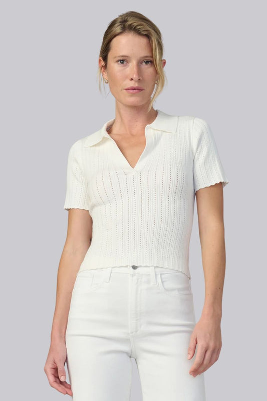 Jess Pointelle Polo