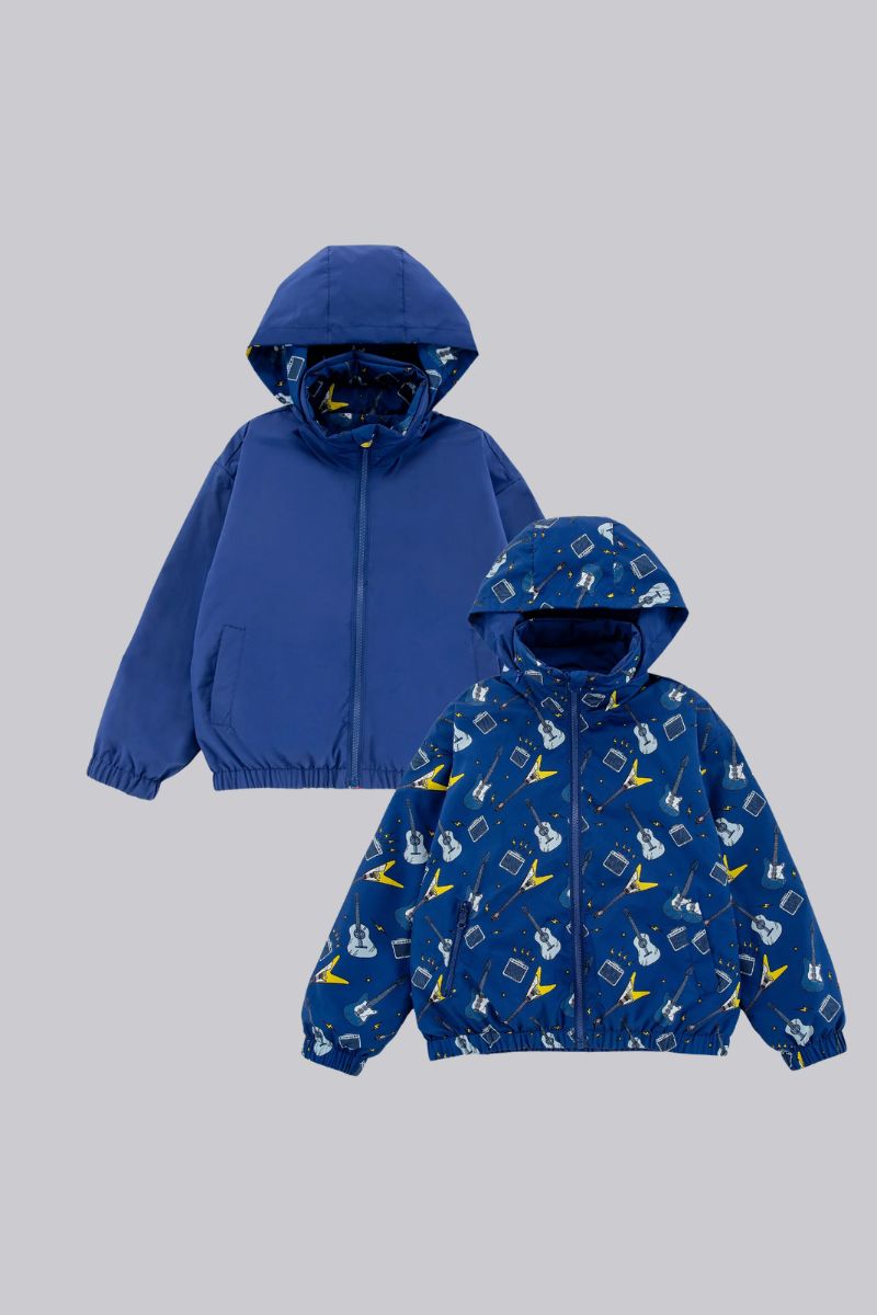 Reversible Rain Repellent Windbreaker Guitar
