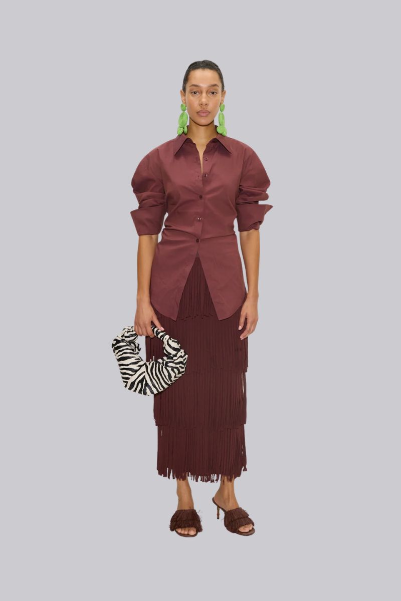 Loch Poplin Button Up
