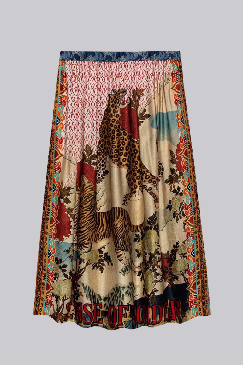 Vanessa Printed Midi Skirt