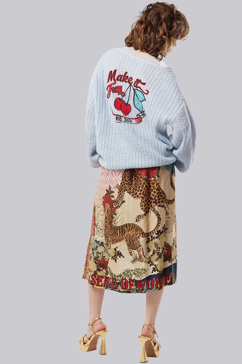 Vanessa Printed Midi Skirt