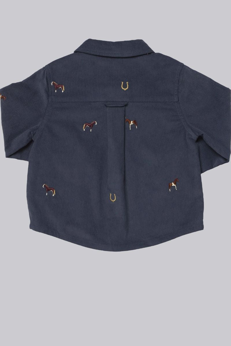 Navy Horse Jack Shirt