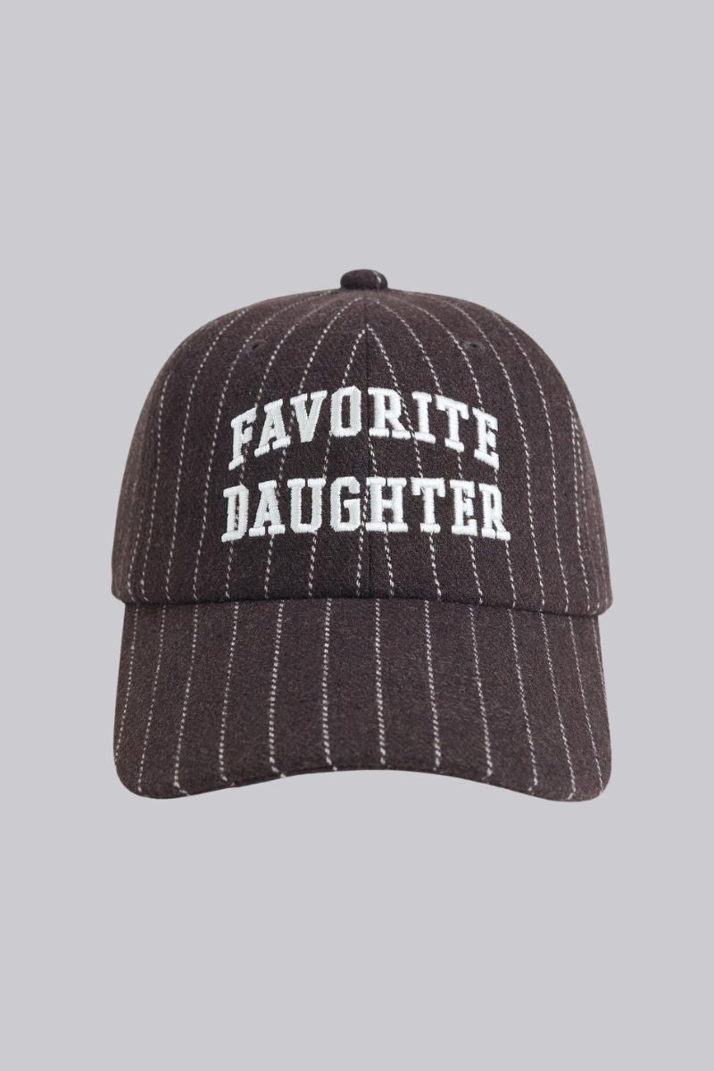 Wool Stripe Baseball Hat