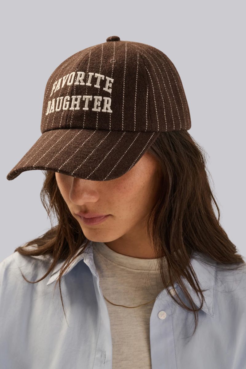 Wool Stripe Baseball Hat