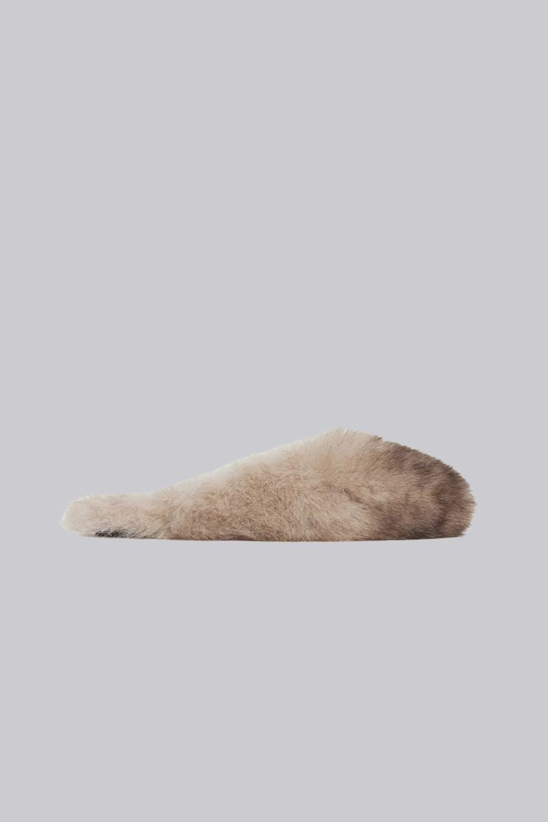 Demi Mink Mule Slippers