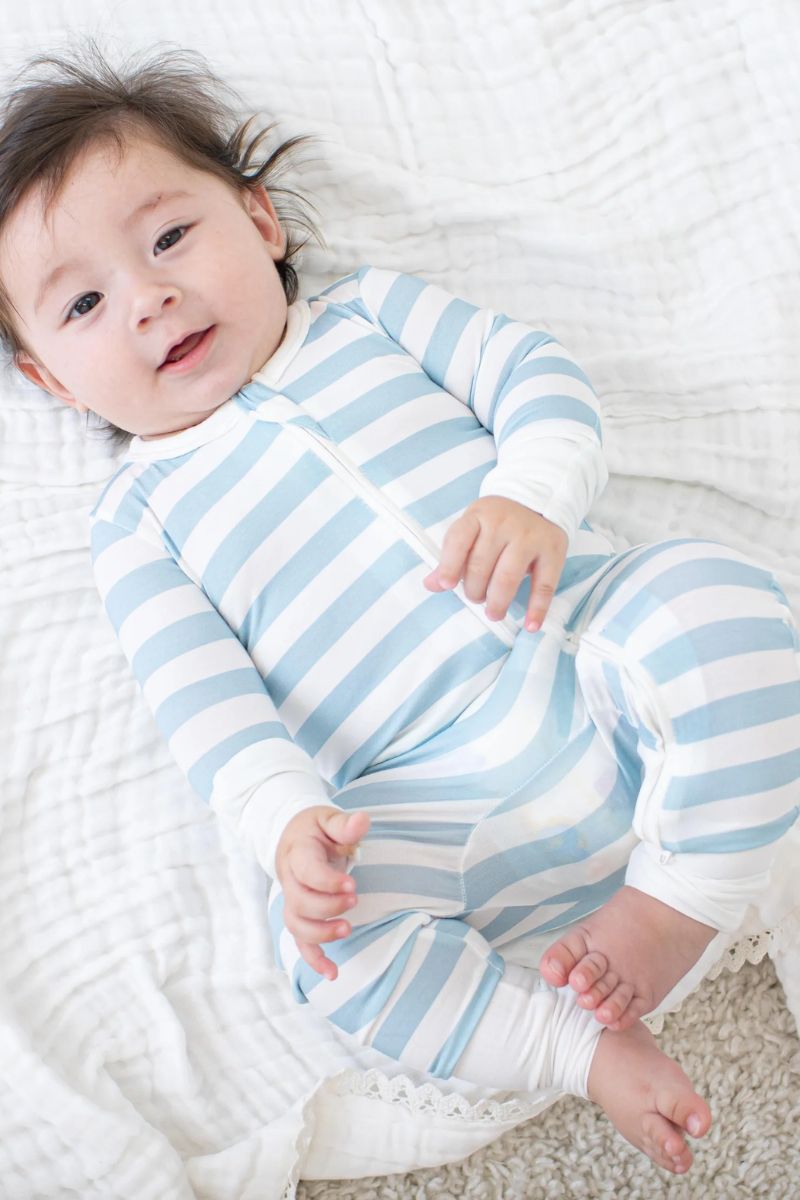 Slate Blue Stripe PJ's
