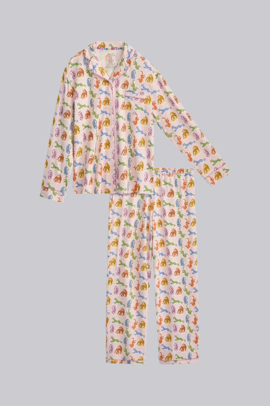 Women's Leopard Queen PJ's