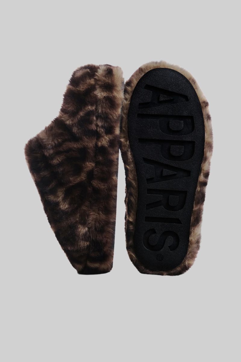 Misha Leopard Slipper